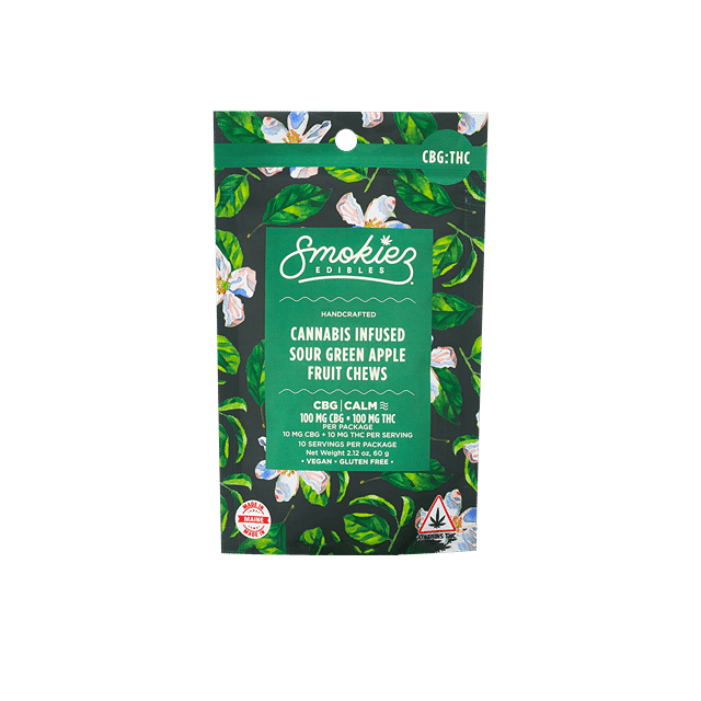 Smokiez | 1:1 THC:CBG - Sour Green Apple