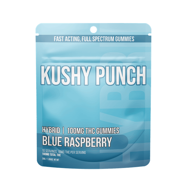 100mg Blue Raspberry Gummies