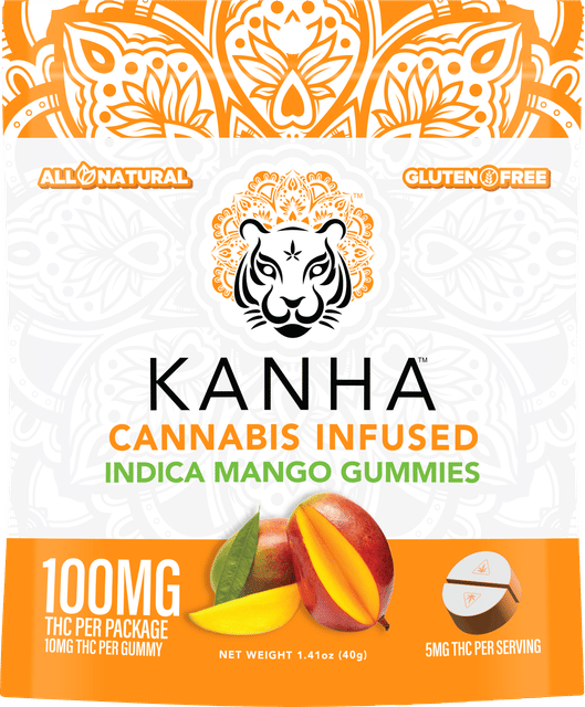 Mango - THC - Classic Indica 100mg (10 mg/each)-KANHA