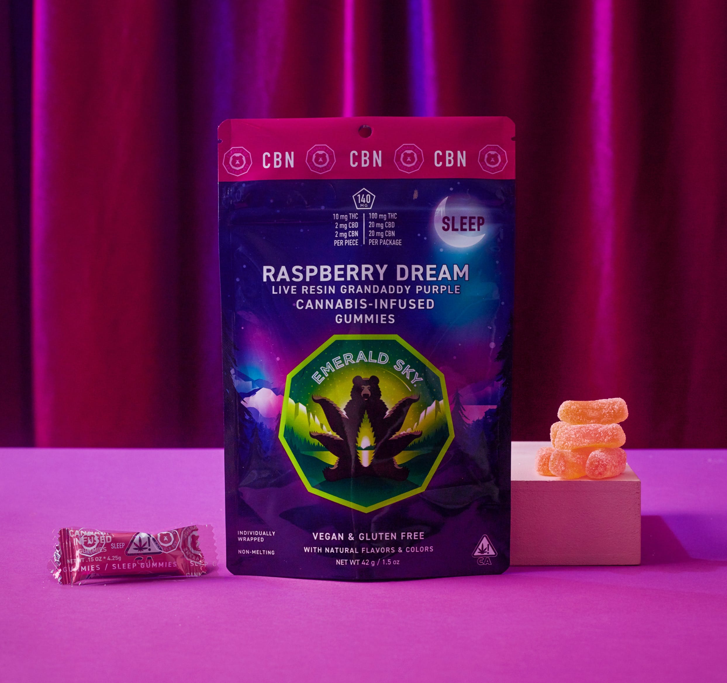 RASPBERRY DREAM LR 10CT - EMERALD SKY -  - $12 - Edibles