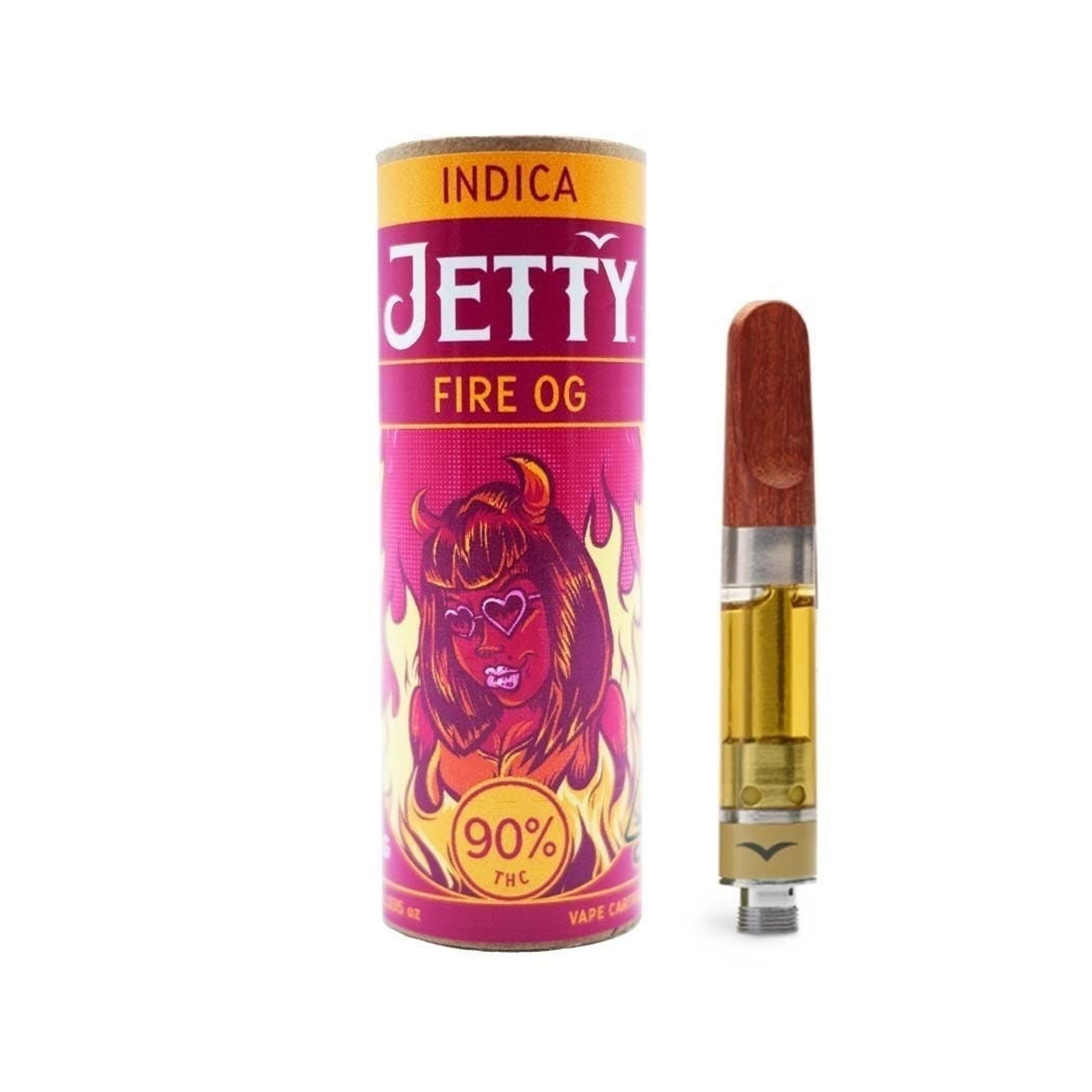 Fire OG High THC Cartridge 1g - Jetty - - $30 - Cartridges