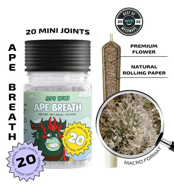 APE BREATH — 20 original mini joints (10g | 0.5g each)
