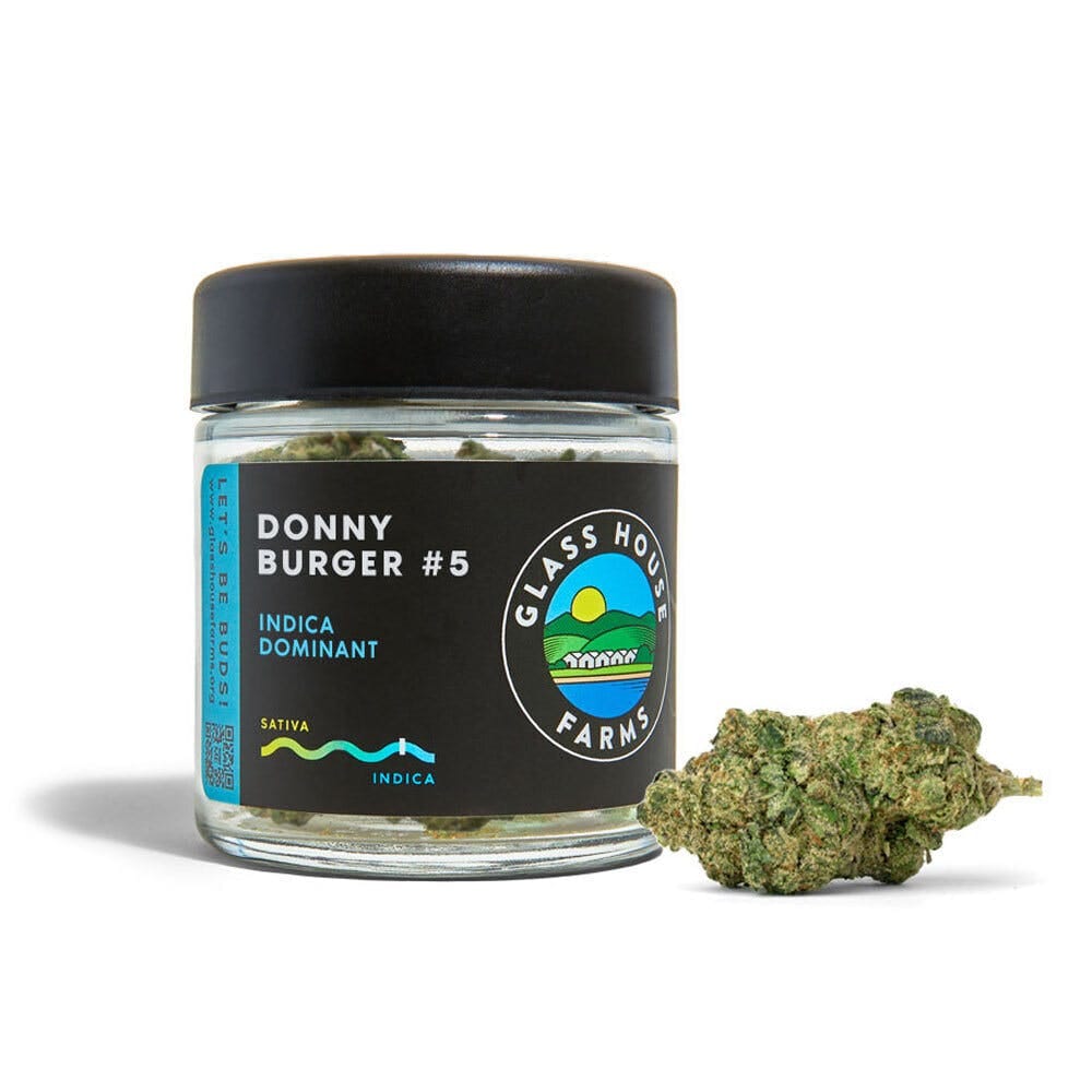 Donny Burger #5 - Jar - Flower - Glass House Farms - Eighth - $29.99 - Flower