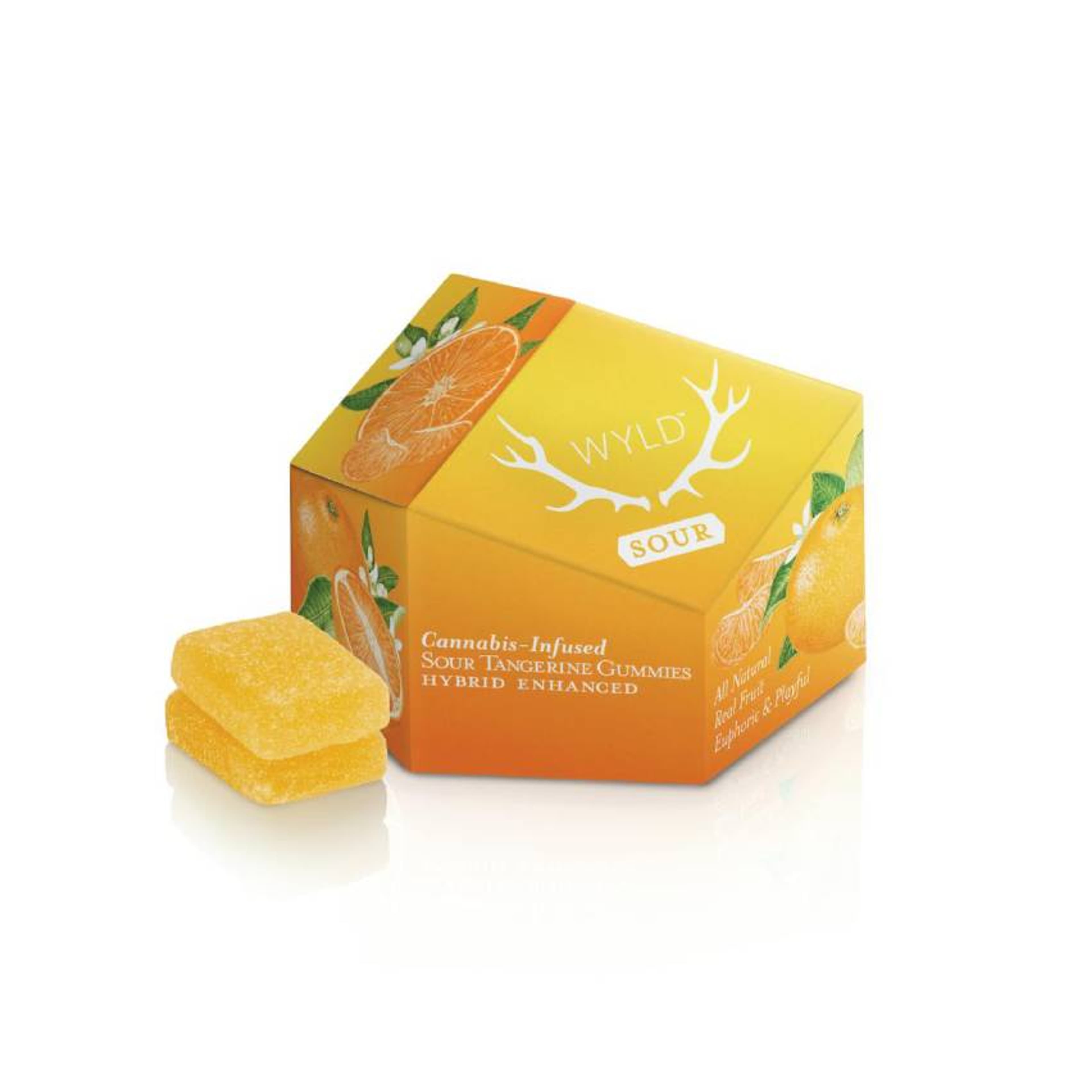 WYLD - Sour Tangerine Gummies - 100mg THC - Wyld - - $11.99 - Edibles