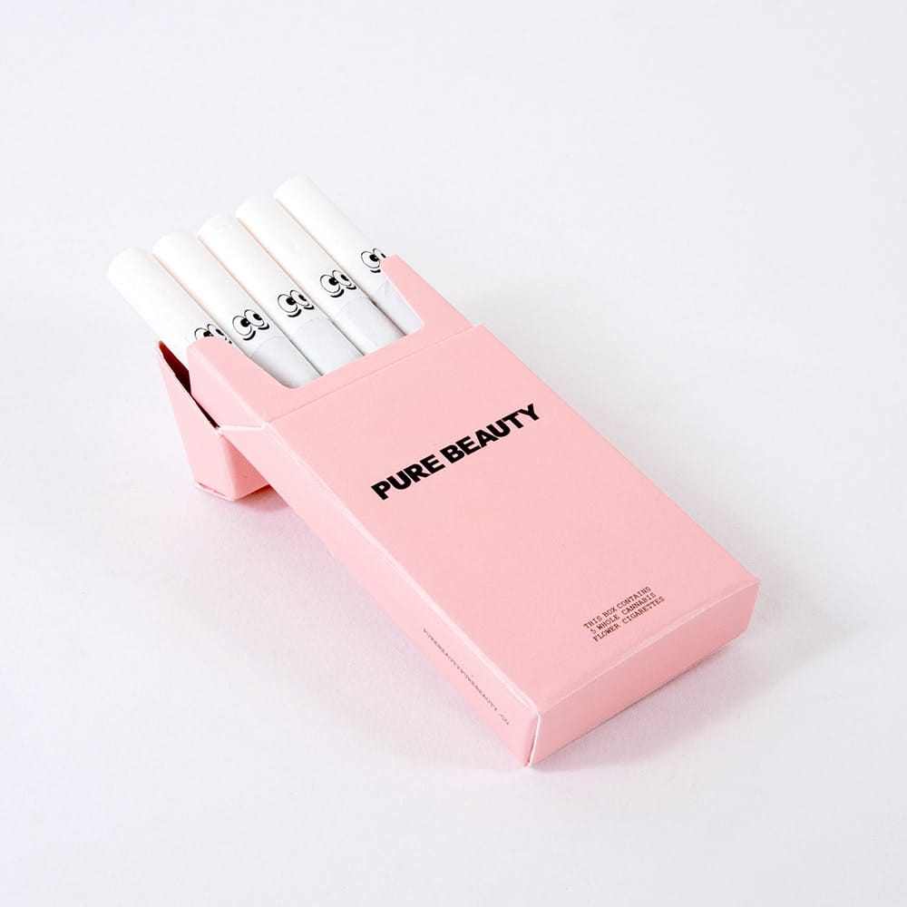 Indica | Cannabis Cigarette 5pk (3.5g) | 100% Indoor Flower - Pure Beauty -  - $55.99 - Preroll