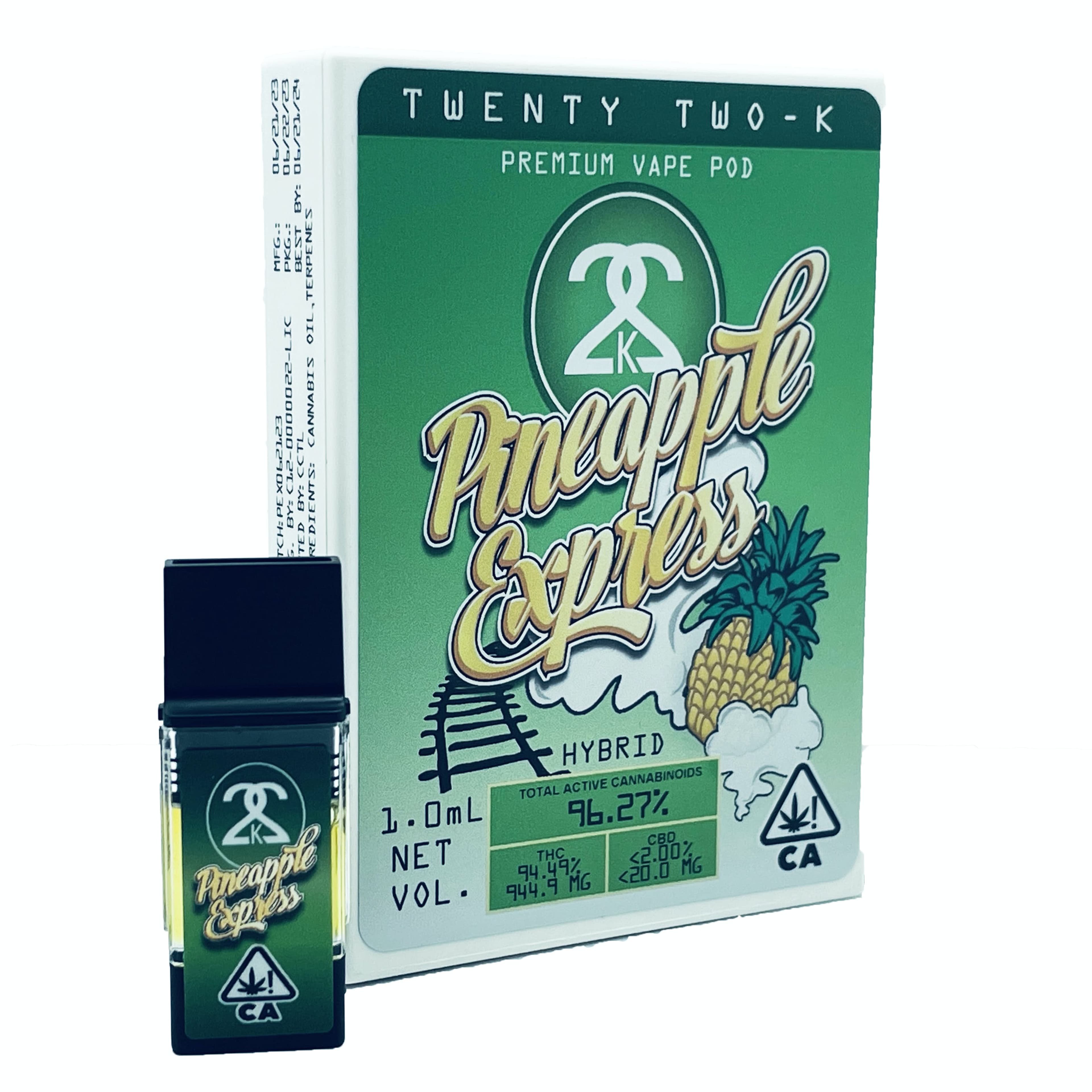 Pineapple Express | Premium Vape Pod - 1g - Twenty Two K / 22k - - $30 - Cartridges / Pods