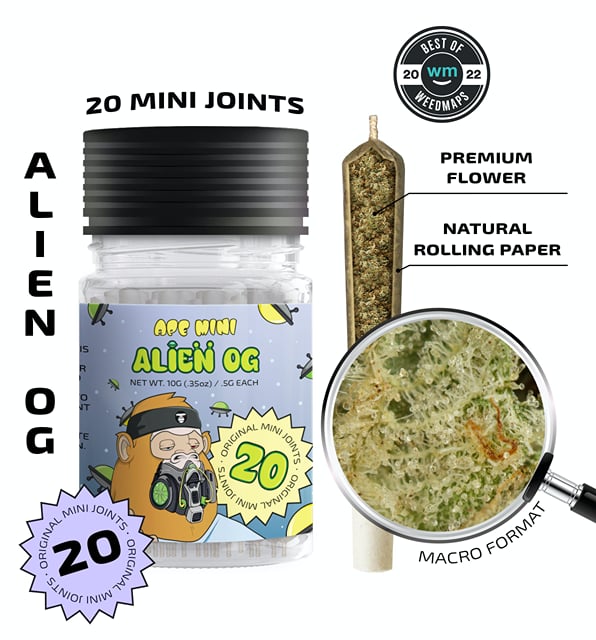 ALIEN OG — 20 original mini joints (10g | 0.5g each)