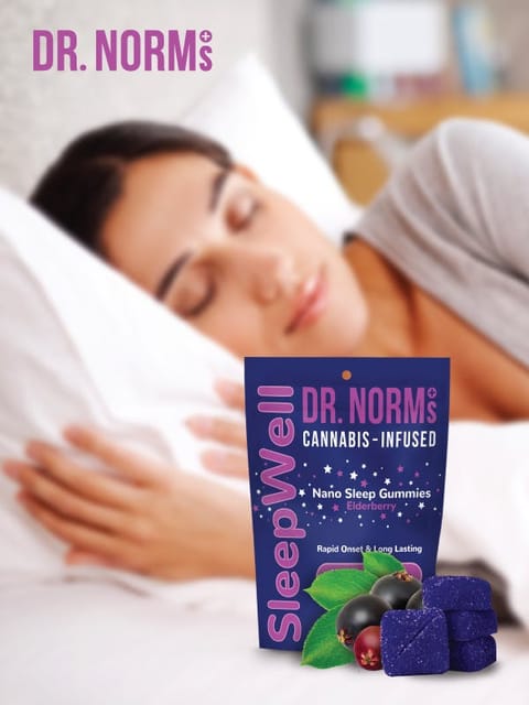 Elderberry | 100mg THC + 50mg CBN 10 Pack Gummies | SleepWell Nano