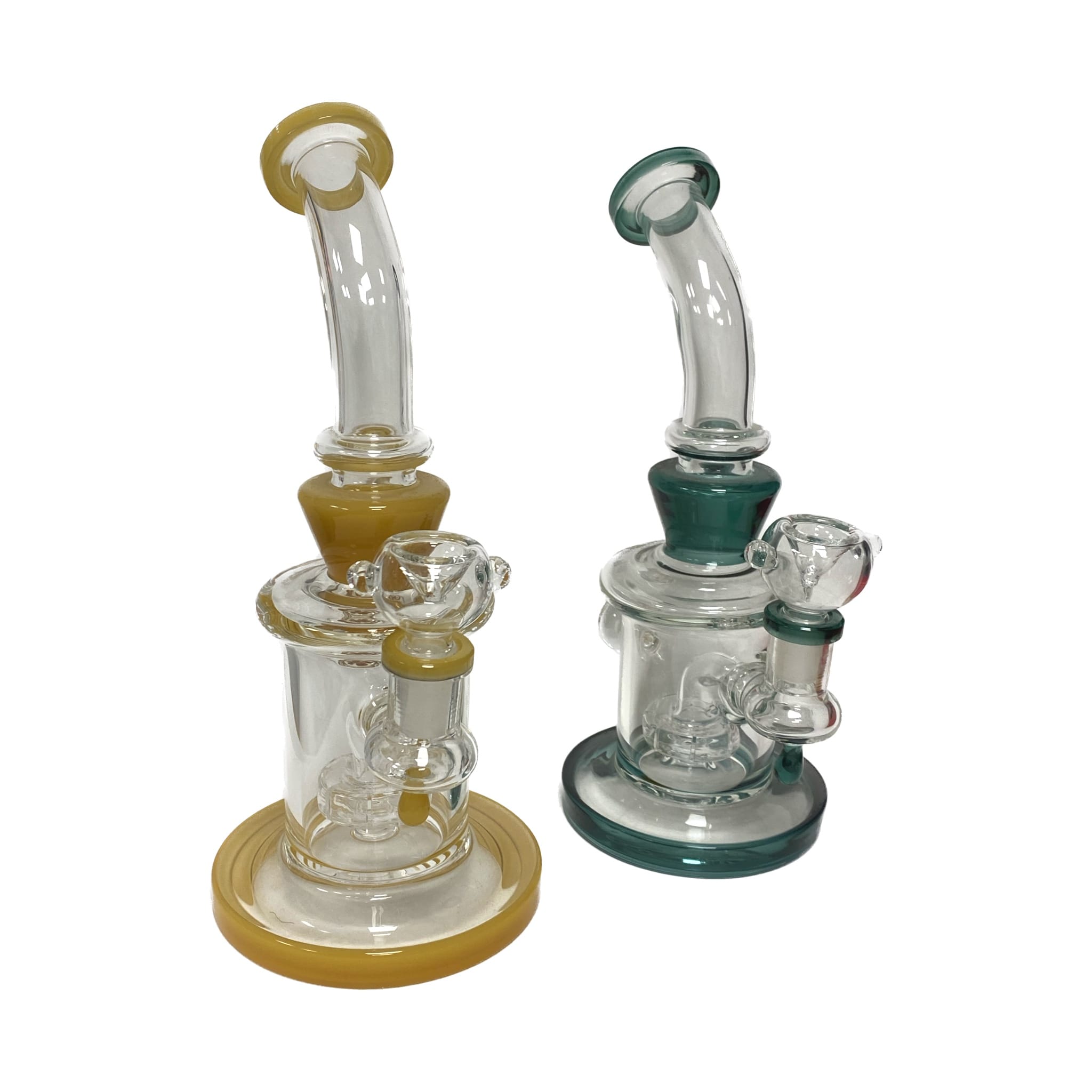 9.5" Water Pipe w/ Flower Marble Detail (Assorted Colors) - Glass and Accessories -  - $40 - Paraphernalia