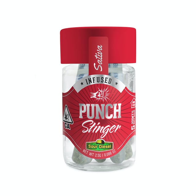 Sour Diesel 1g Stinger 5pk Pre-rolls