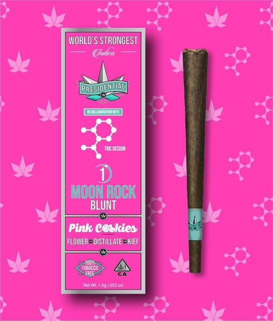 Pink Cookies Blunt Presidential Infused Moonrock