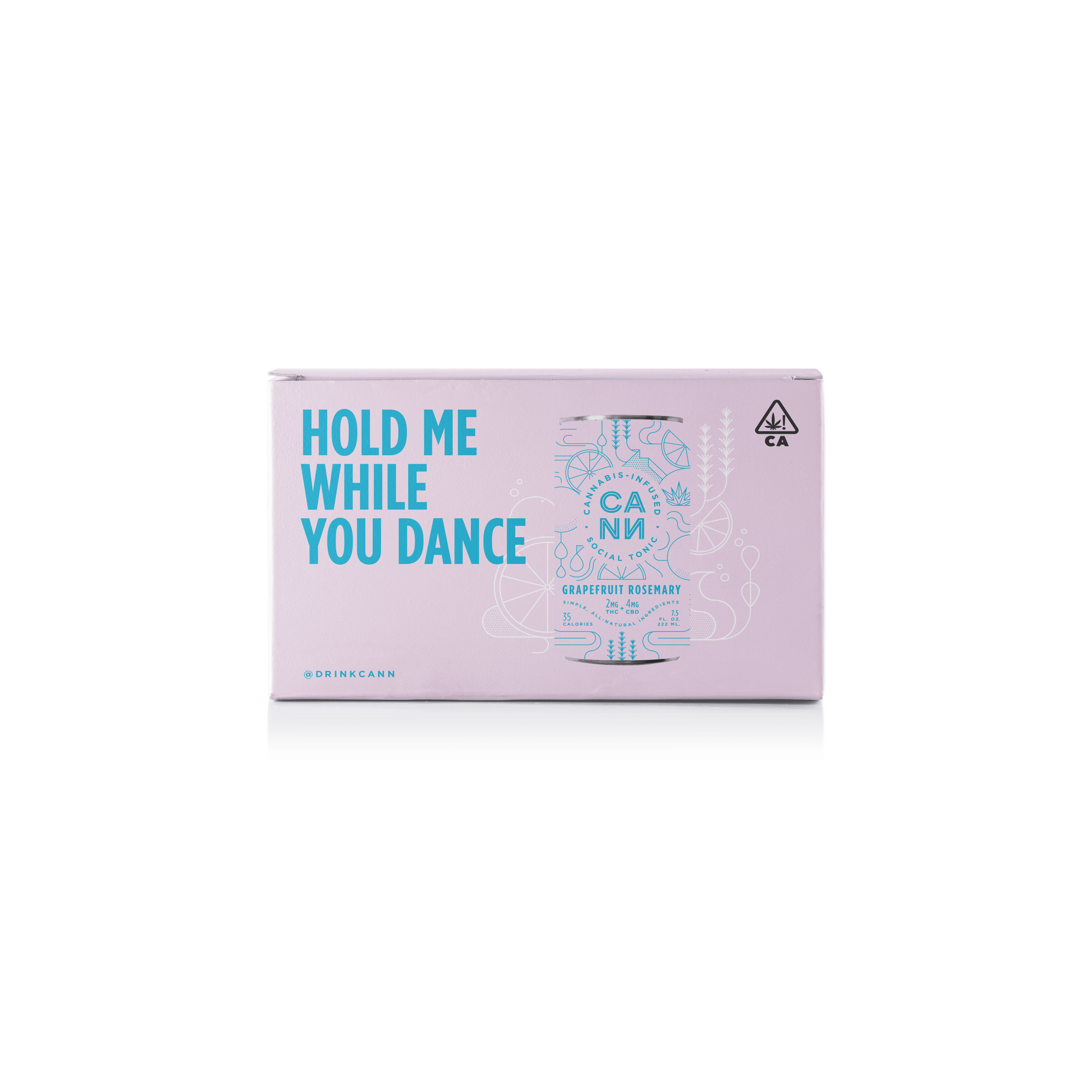 Grapefruit Rosemary (6pk) - 12mg THC/24mg CBD Total - CANN Drinks - null - $24 - Beverages/Drinks