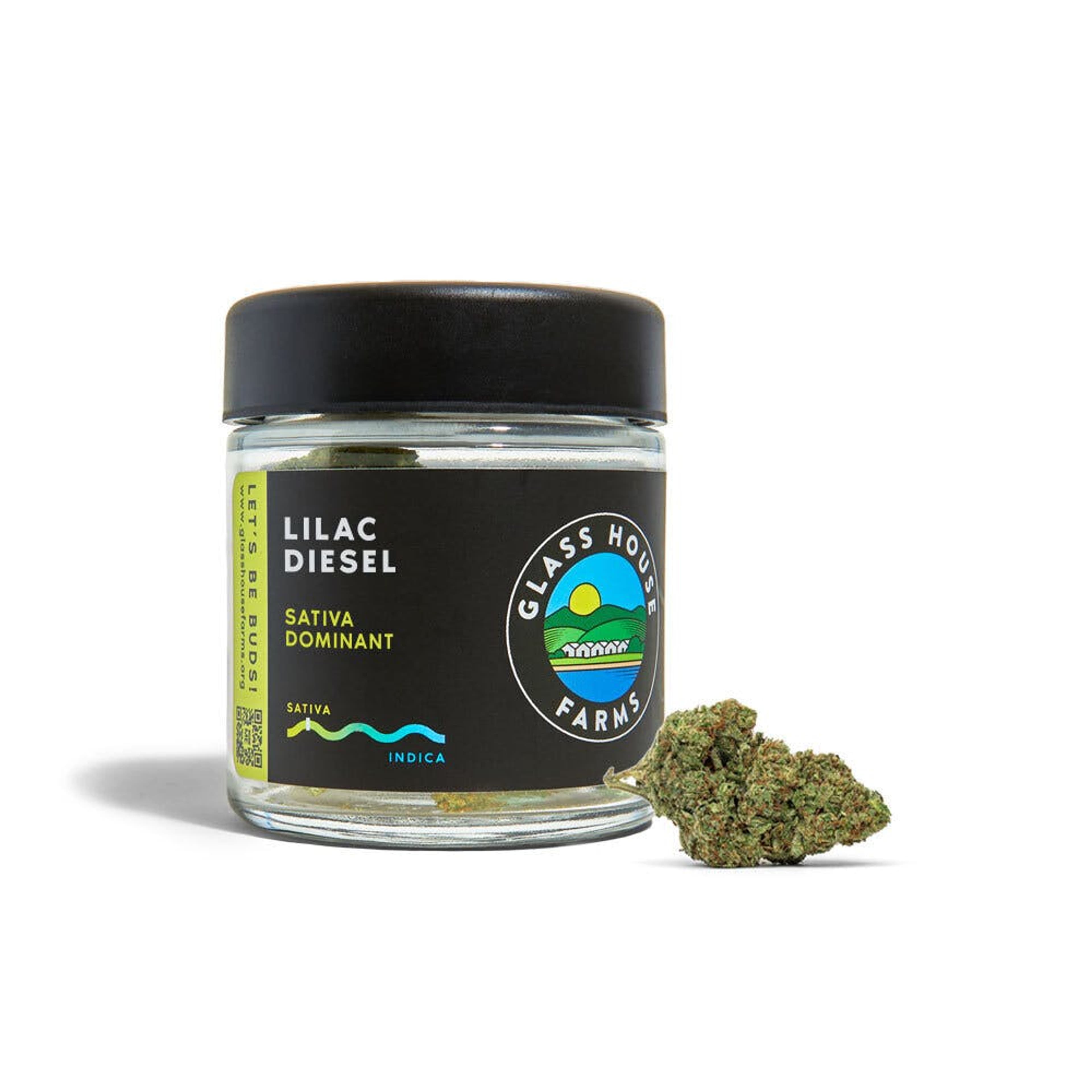 Lilac Diesel - Jar - Flower - Glass House Farms - Eighth - $19.99 - Flower