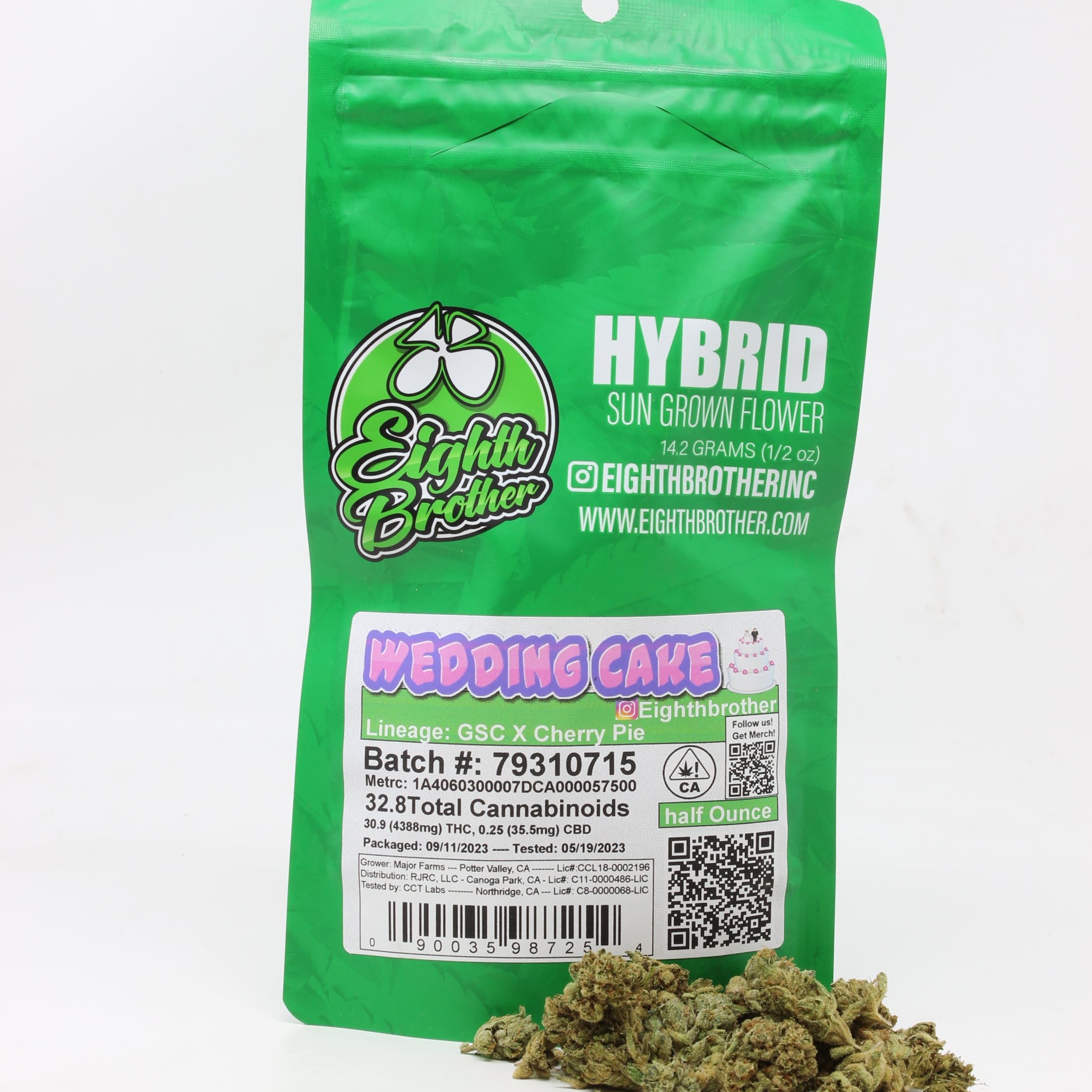 Wedding Cake (14g - ½ oz) - Eighth Brother - - $34.25 - Flowers