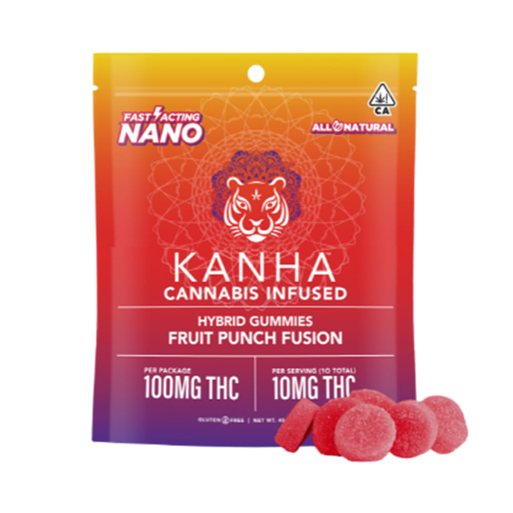 FRUIT PUNCH FUSION NANO 100MG - Kanha -  - $20.05 - Edibles