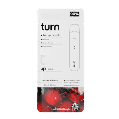 Turn Up Botanica Blends AIO | 1g - Cherry Bomb - Sativa - Turn -  - $27 - All-In-Ones