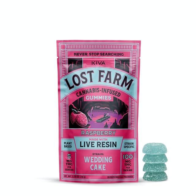 Raspberry Wedding Cake Gummies 100mg