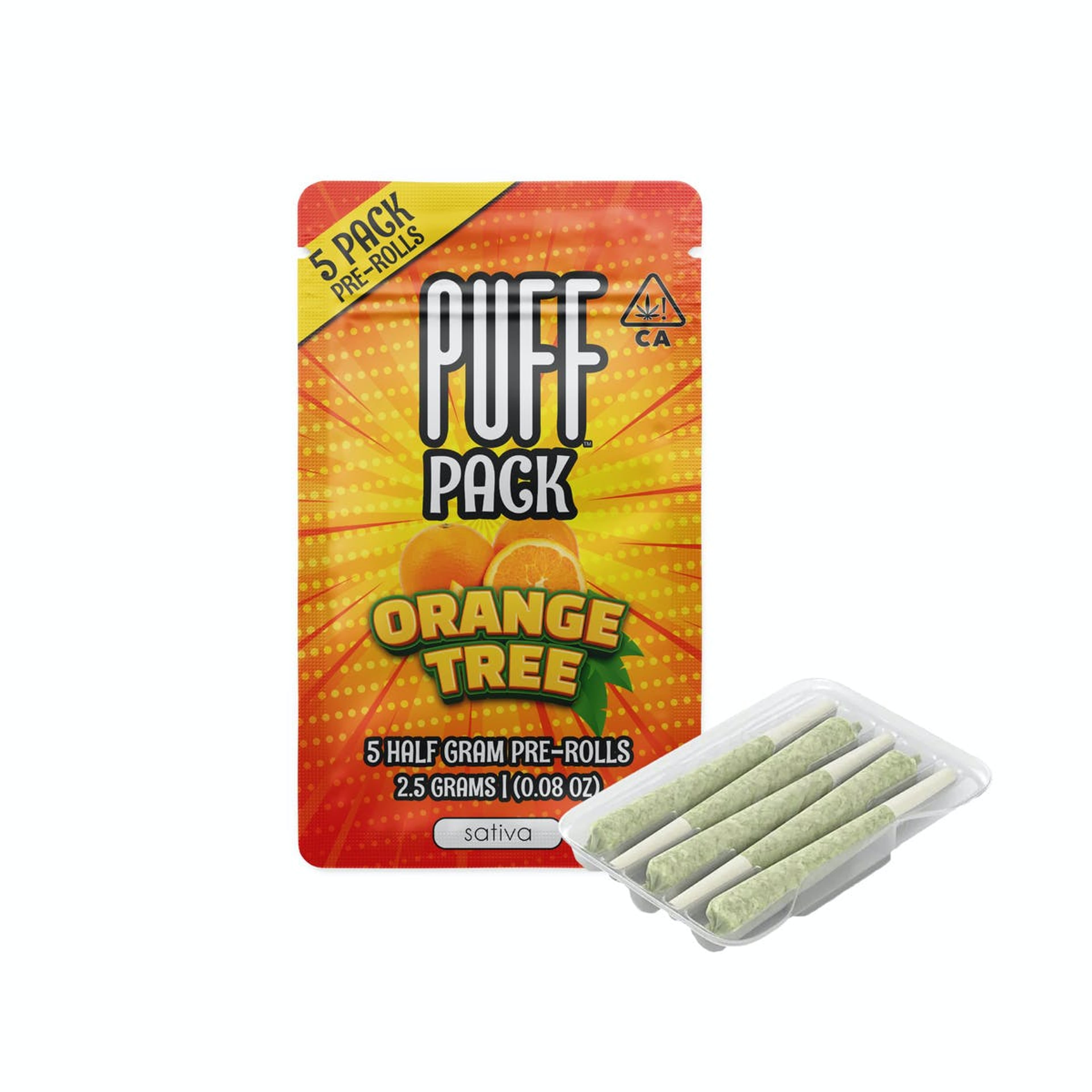 Orange Tree 5pk Prerolls 2.5g - PUFF - - $14.97 - Pre-Rolls