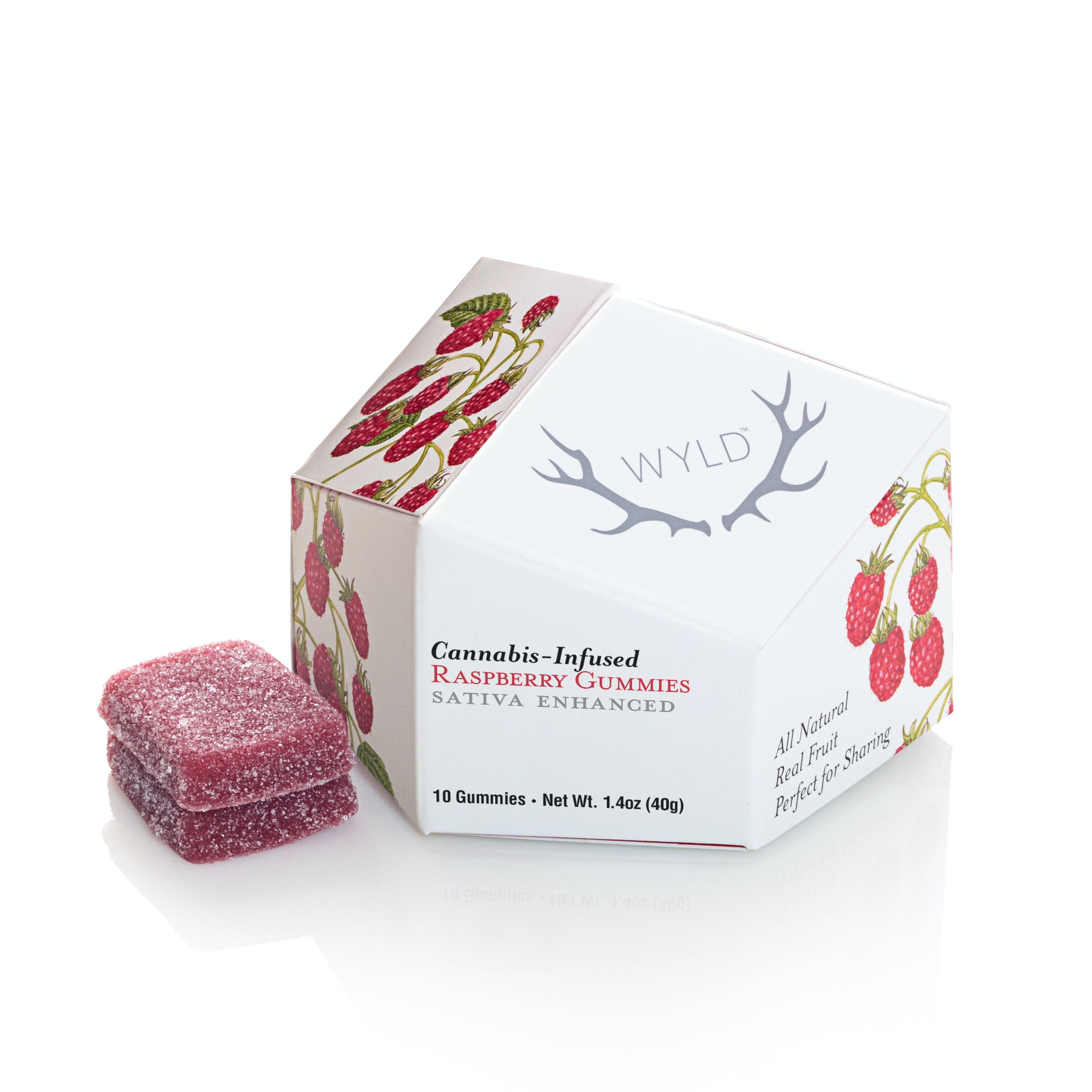 RASPBERRY THC 100MG - WYLD -  - $15.50 - Edibles