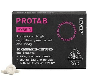 LEVEL - Hybrid Protab - 10 x 25mg Tablets - Level - Pack - $32 - Capsules