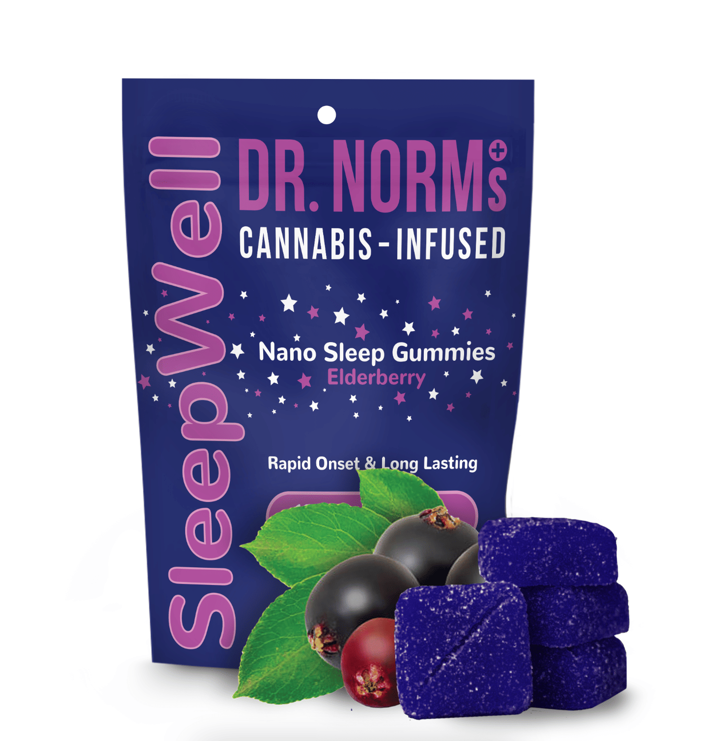 Elderberry Sleepwell Gummies 100mg - Dr. Norm's -  - $17.50 - Edibles