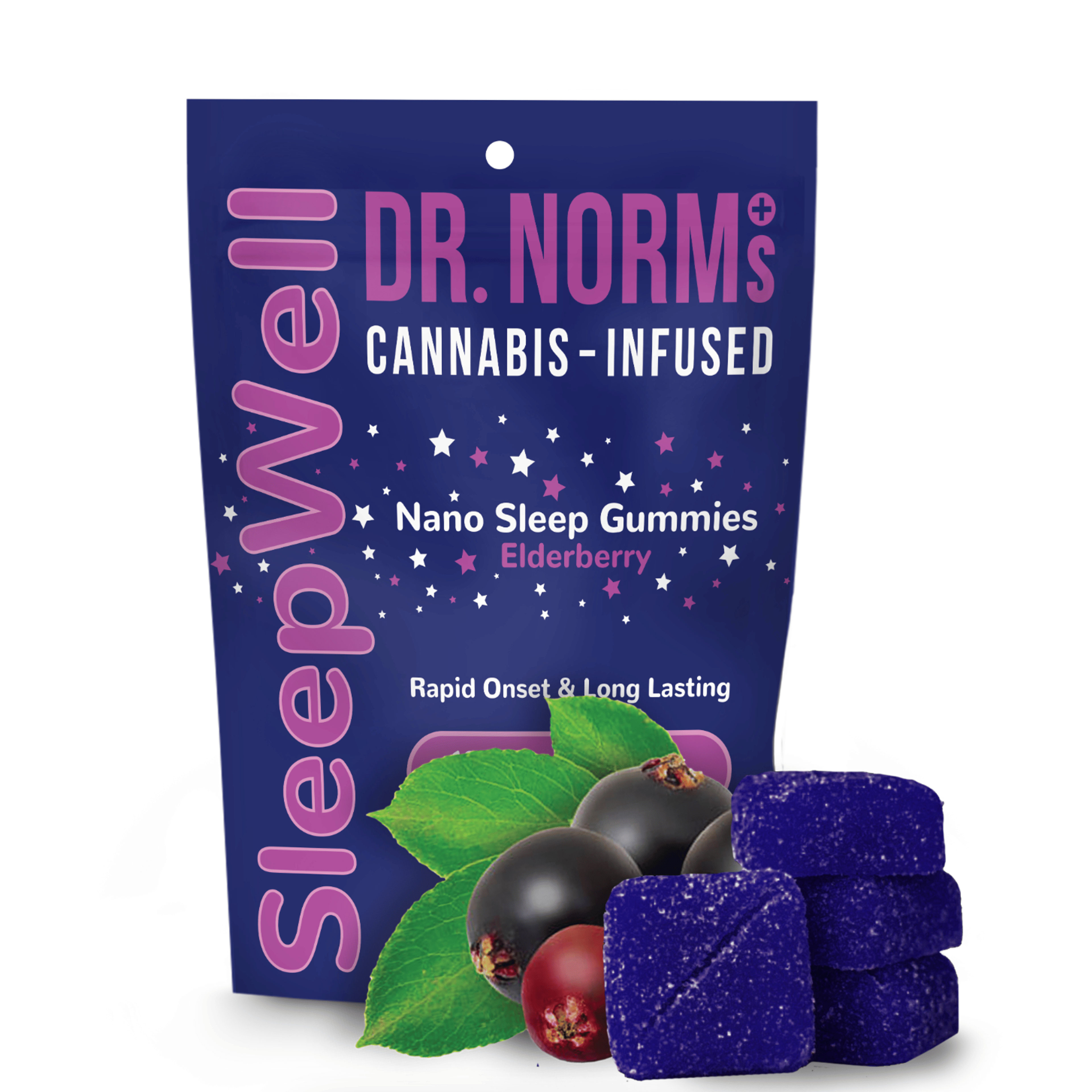 Elderberry Sleepwell Gummies 100mg - Dr. Norm's - - $17.50 - Edibles