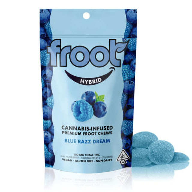 Froot Gummies - Blue Razz Dream (100mg/10-pack)