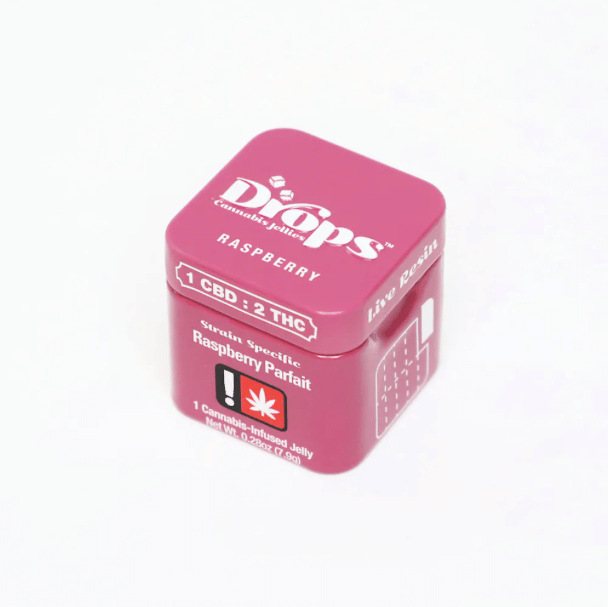 Rosy CBD 1:2 Raspberry Flavored Jelly Single - DROPS -  - $7 - Edible
