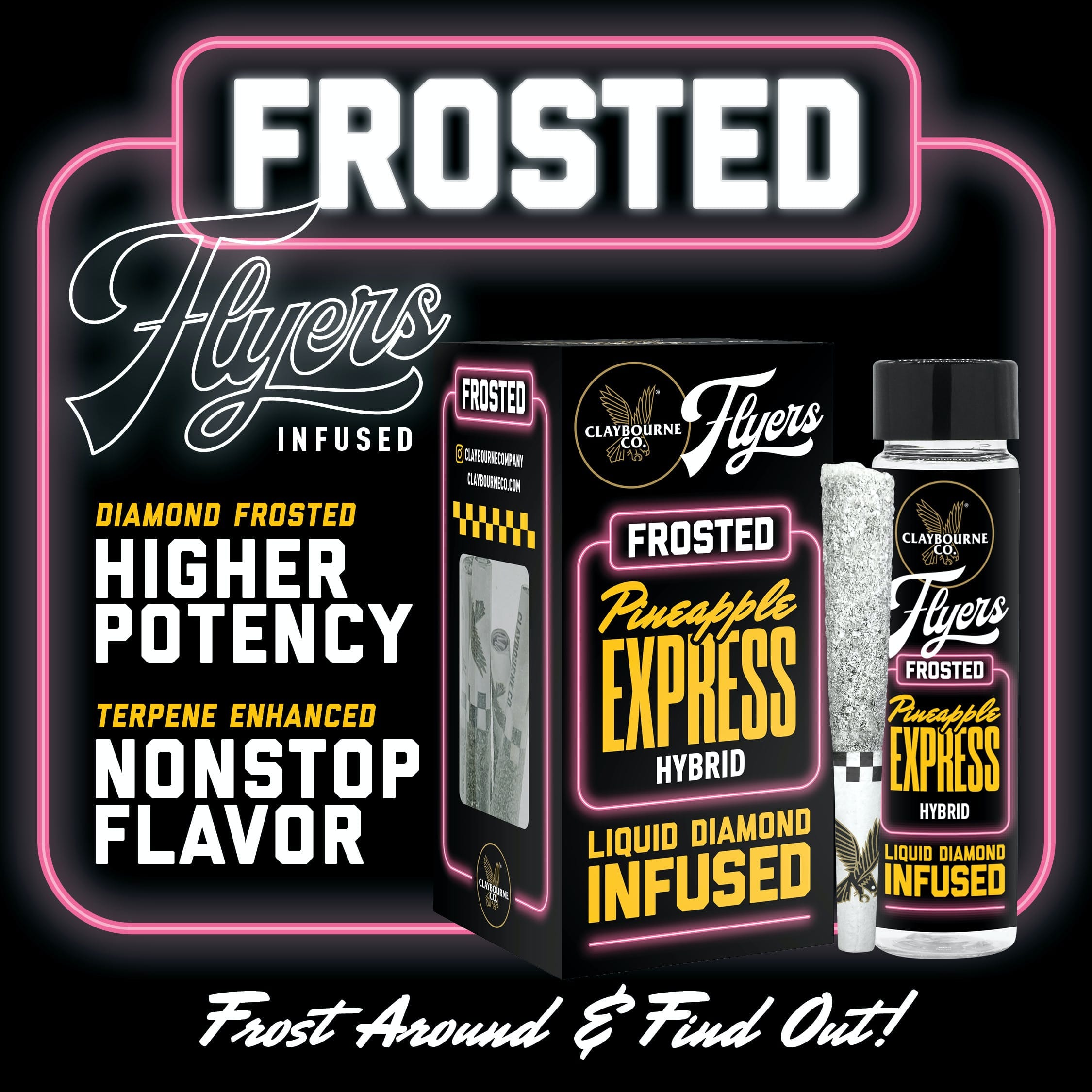 Frosted Flyers Pineapple Express 5 Pack - Claybourne Co. - 5 Pack - $40 - Pre-Rolls