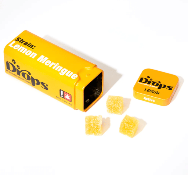 Active Lemon Flavored THC Jellies 20Pk - DROPS -  - $15 - Edible