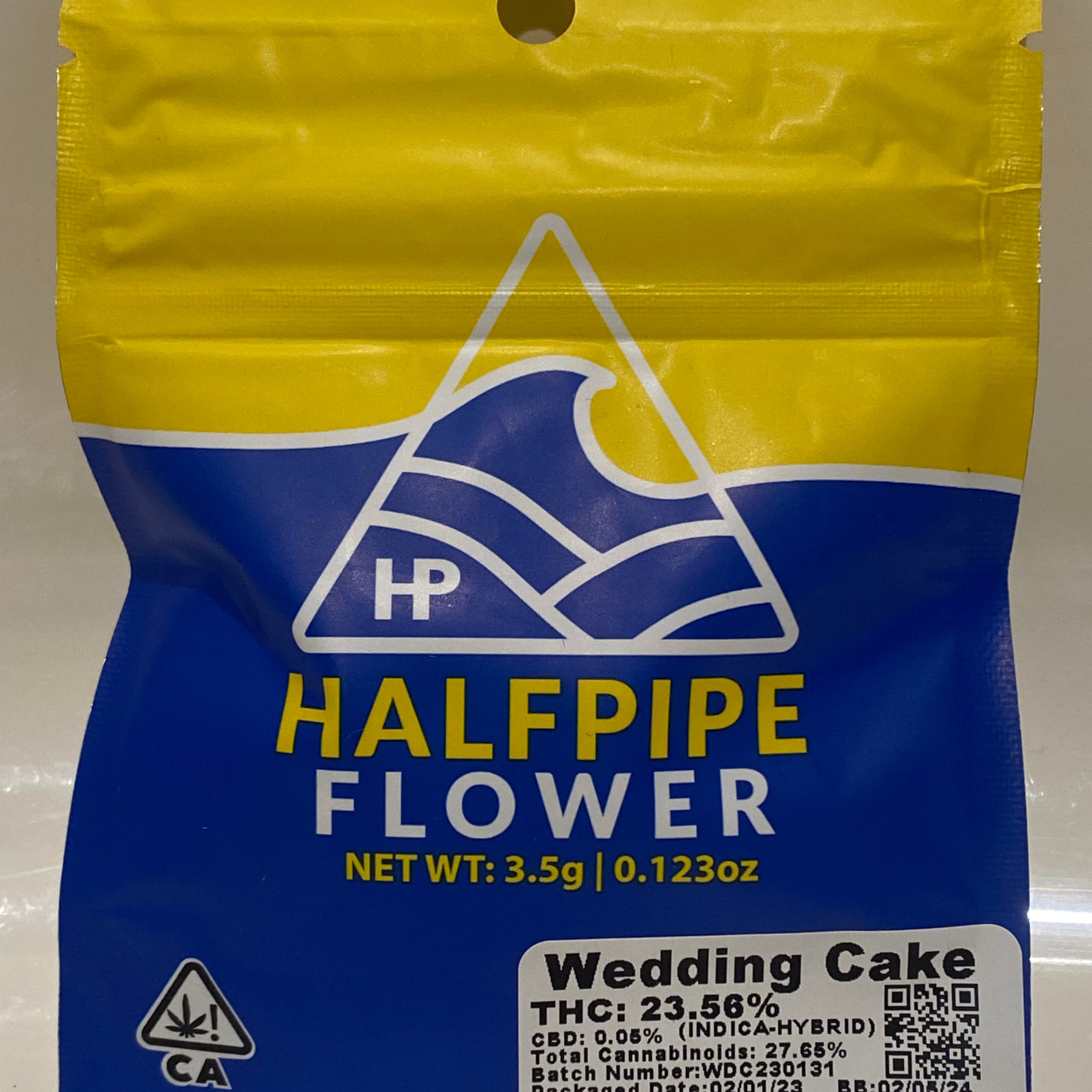 Wedding Cake 3.5g flw Halfpipe - Halfpipe - - $10.80 - Flower