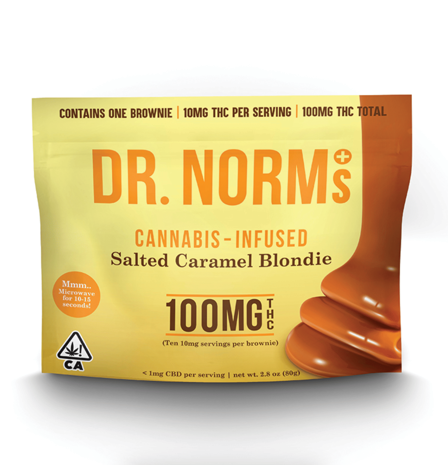Salted Caramel Blondie 100mg - Dr. Norm's -  - $17.50 - Edibles