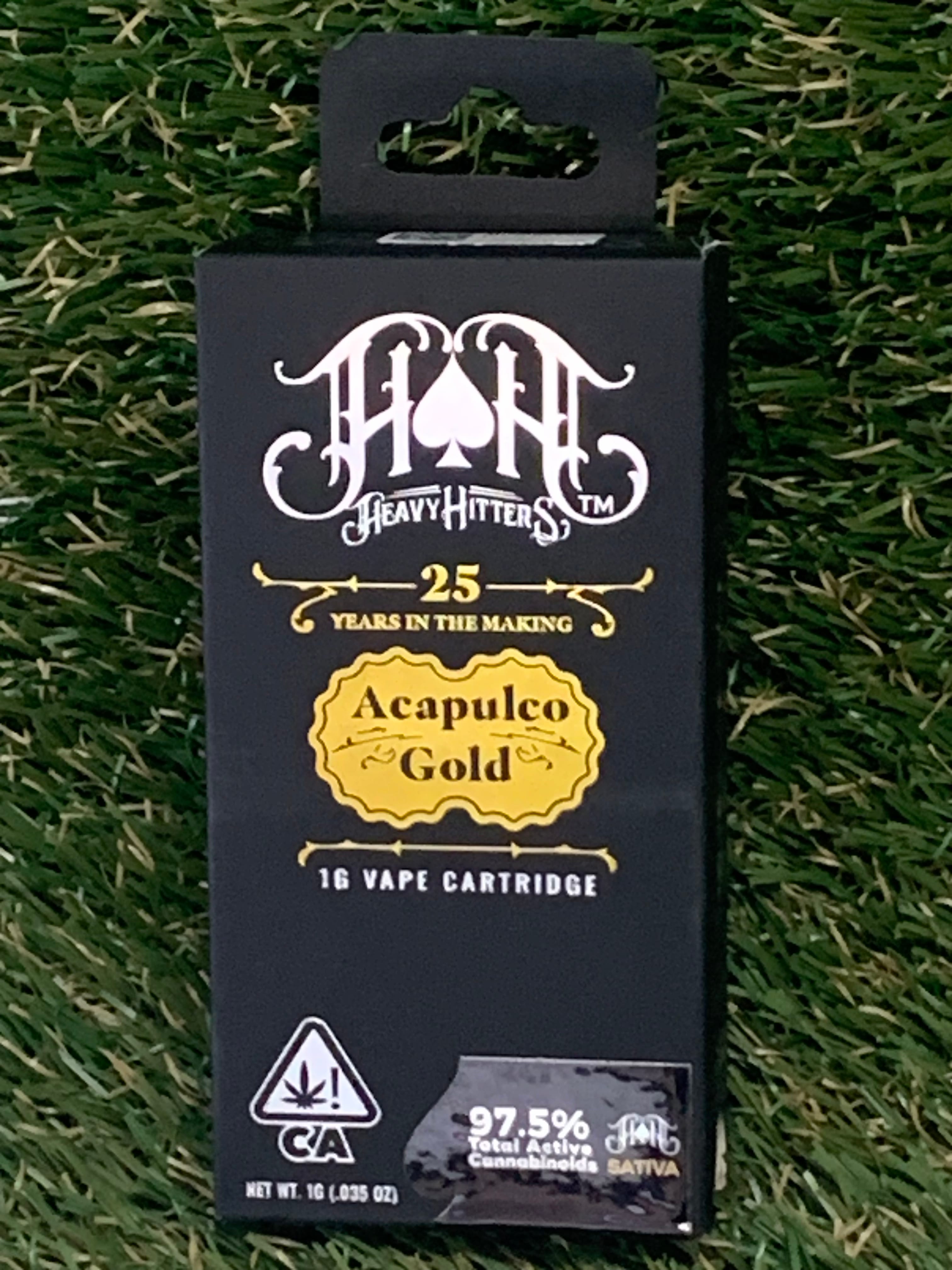 ACAPULCO GOLD 1G - REFILL - Heavy Hitters -  - $50 - Vape Cartridge
