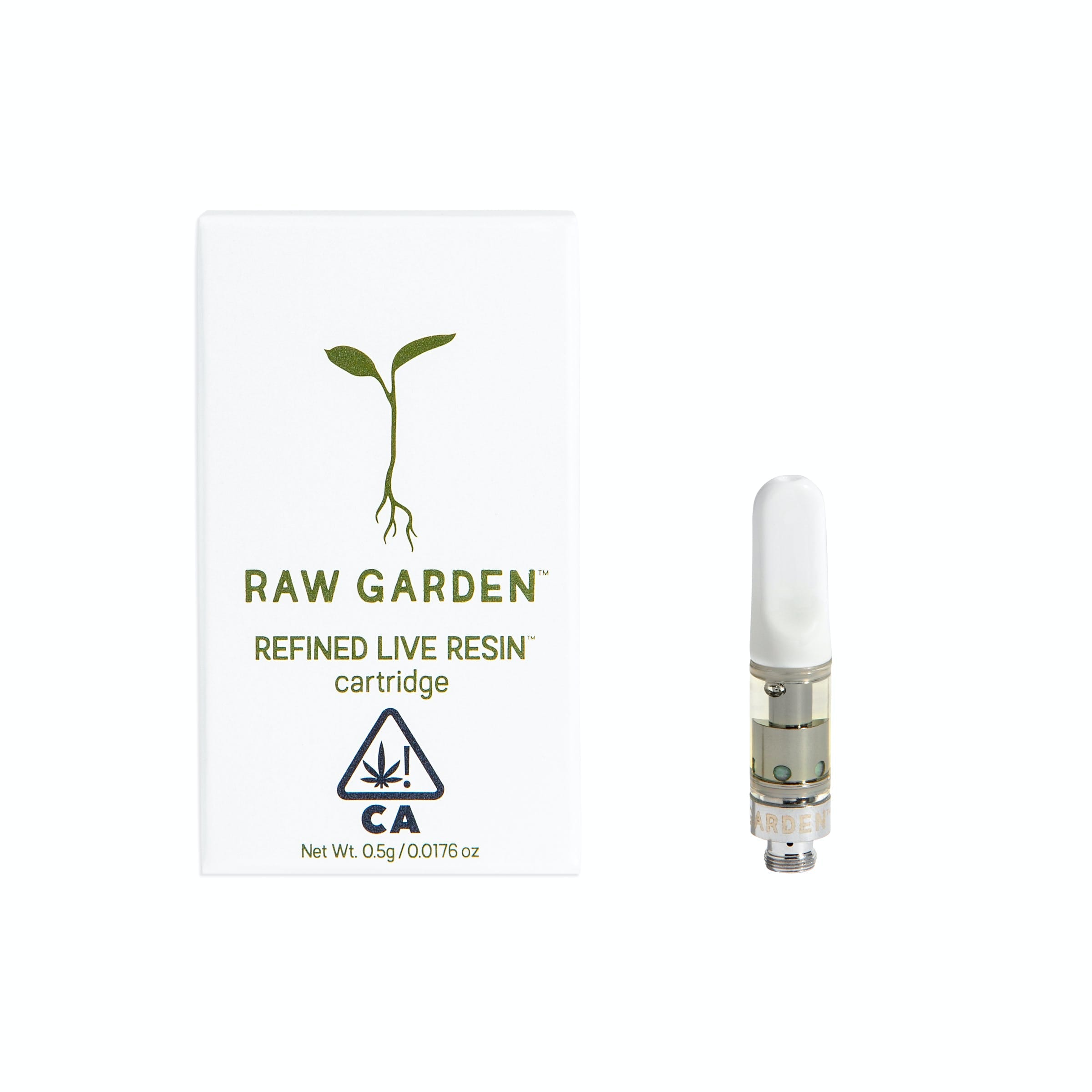 Raw Garden — Raw Garden 0.5g Cartridge Refined Live Resin
