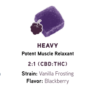Drops — Heavy :1 Blackberry Flavored Jelly Single