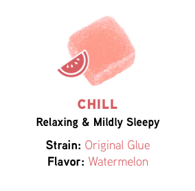 Chill Watermelon Flavored  THC Jellies 20Pk - DROPS -  - $15 - Edible