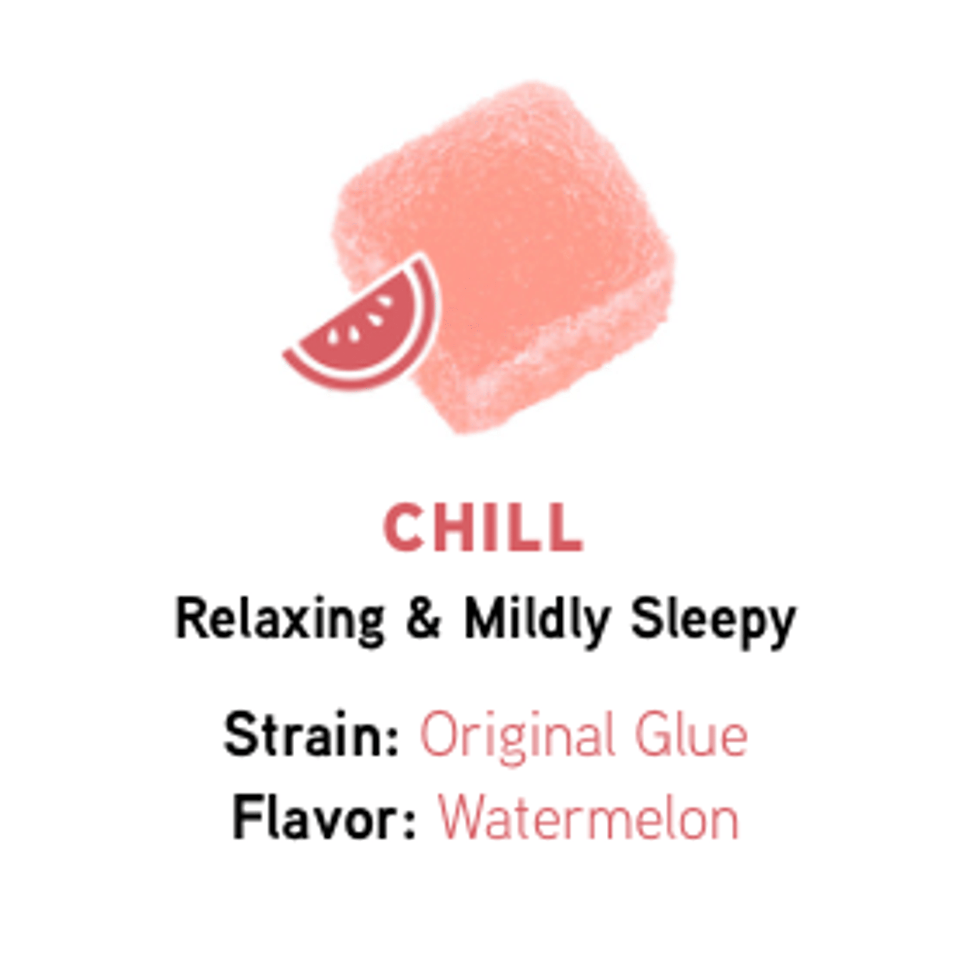 Chill Watermelon Flavored THC Jellies 20Pk - DROPS - - $15 - Edible