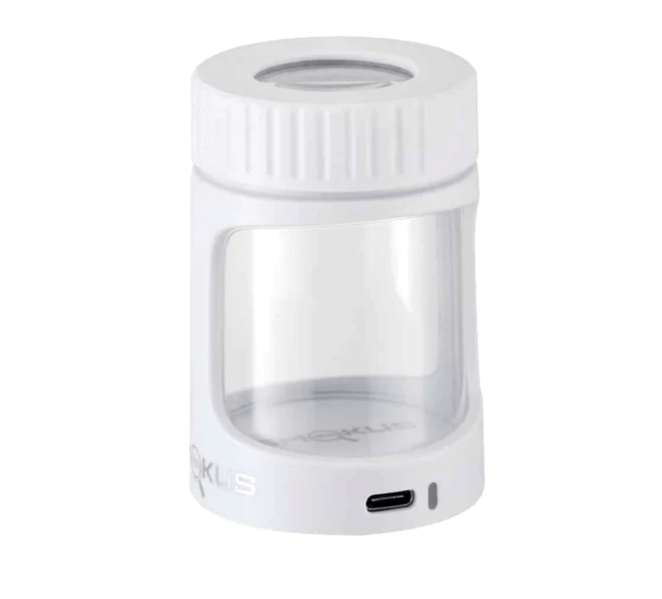 Glass Stash - Stash Jar with Rechargeable LED Light Smokus Focus - Biohazard -  - $20 - Paraphernalia