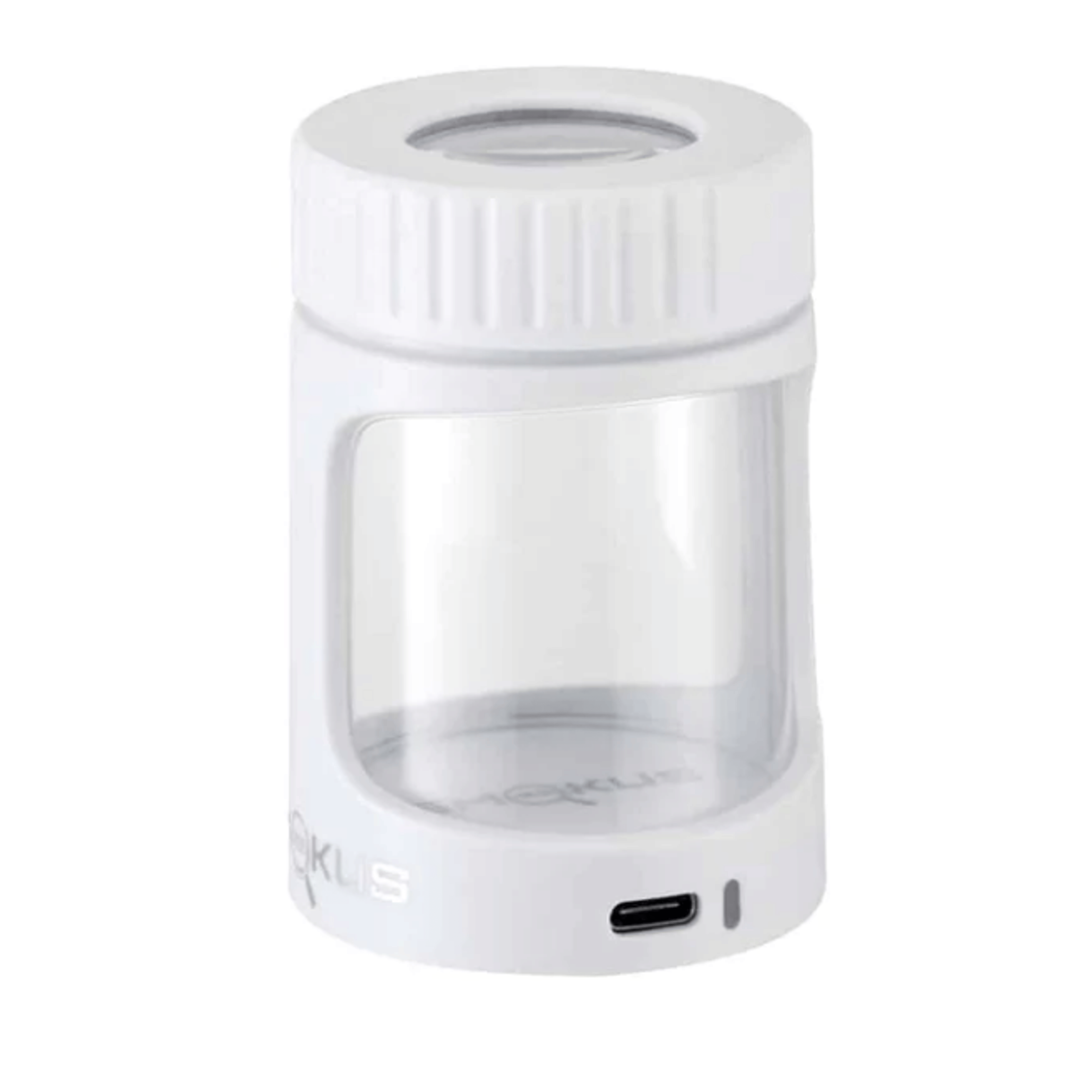 Glass Stash - Stash Jar with Rechargeable LED Light Smokus Focus - Biohazard - - $20 - Paraphernalia