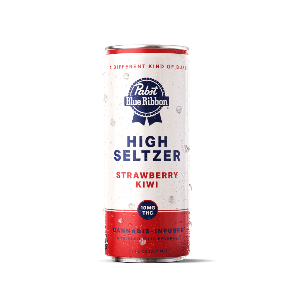 Pabst Blue Ribbon — Strawberry Kiwi Single Can