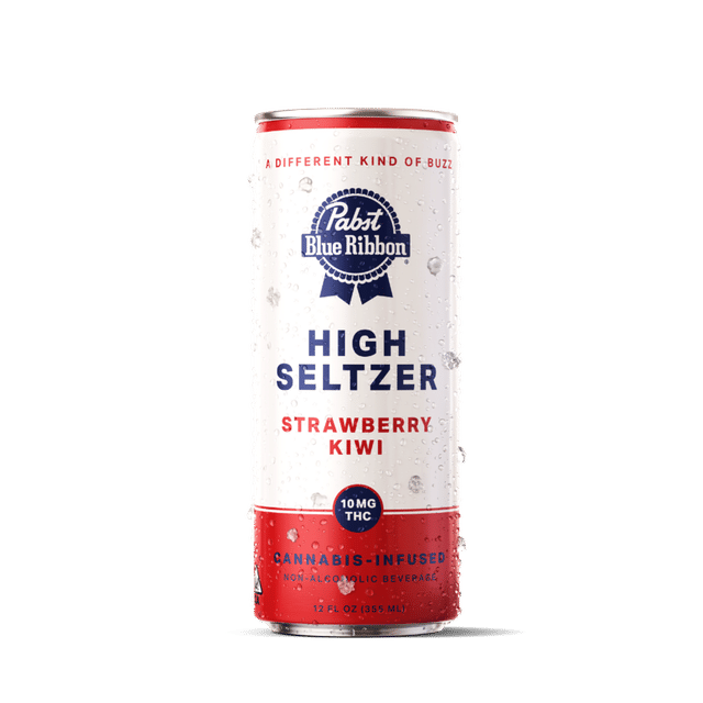 Pabst Blue Ribbon — Strawberry Kiwi Single Can