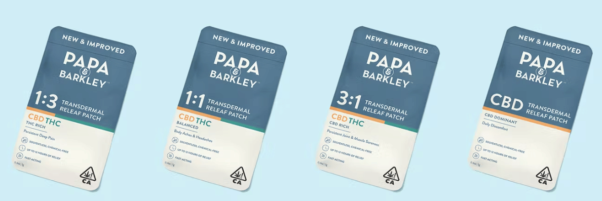 Papa & Barkley - Releaf Patch 1:1 - Papa & Barkley - Papa & Barkley - Releaf Patch 1:1 - $18 - Topical