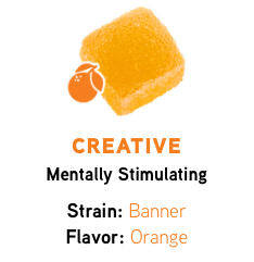 Creative Orange Flavored THC Jellies 20Pk - DROPS -  - $15 - Edible