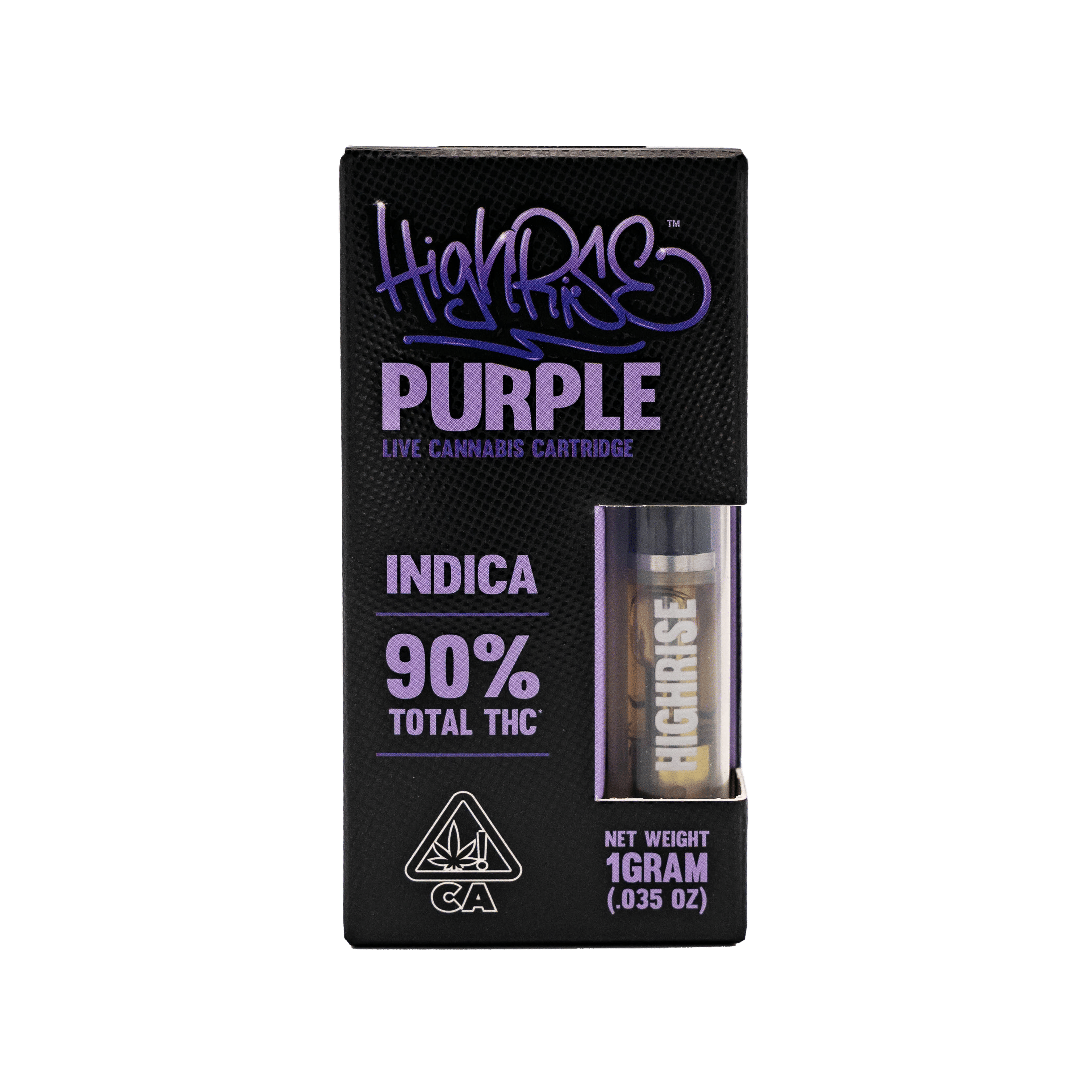 Purple Live Cartridge - HighRise - Gram - $25 - Cartridges
