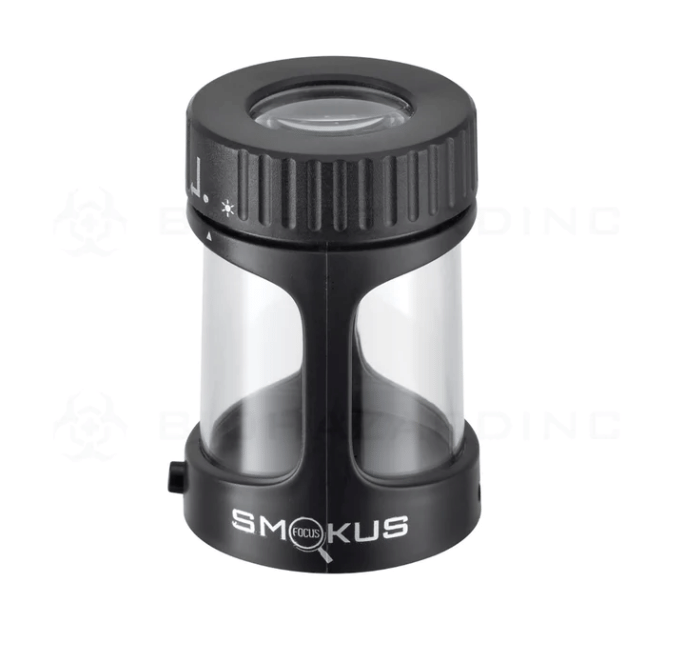 Glass Stash - Stash Jar with Rechargeable LED Light Smokus Focus - Biohazard -  - $20 - Paraphernalia