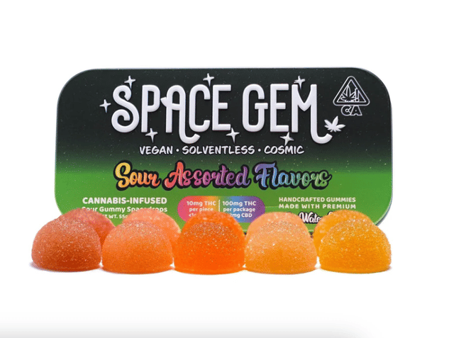 SPACE GEMS — Sour Space Gems 10 Pck