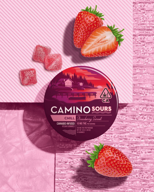 Camino Sour Gummies | Strawberry Sunset