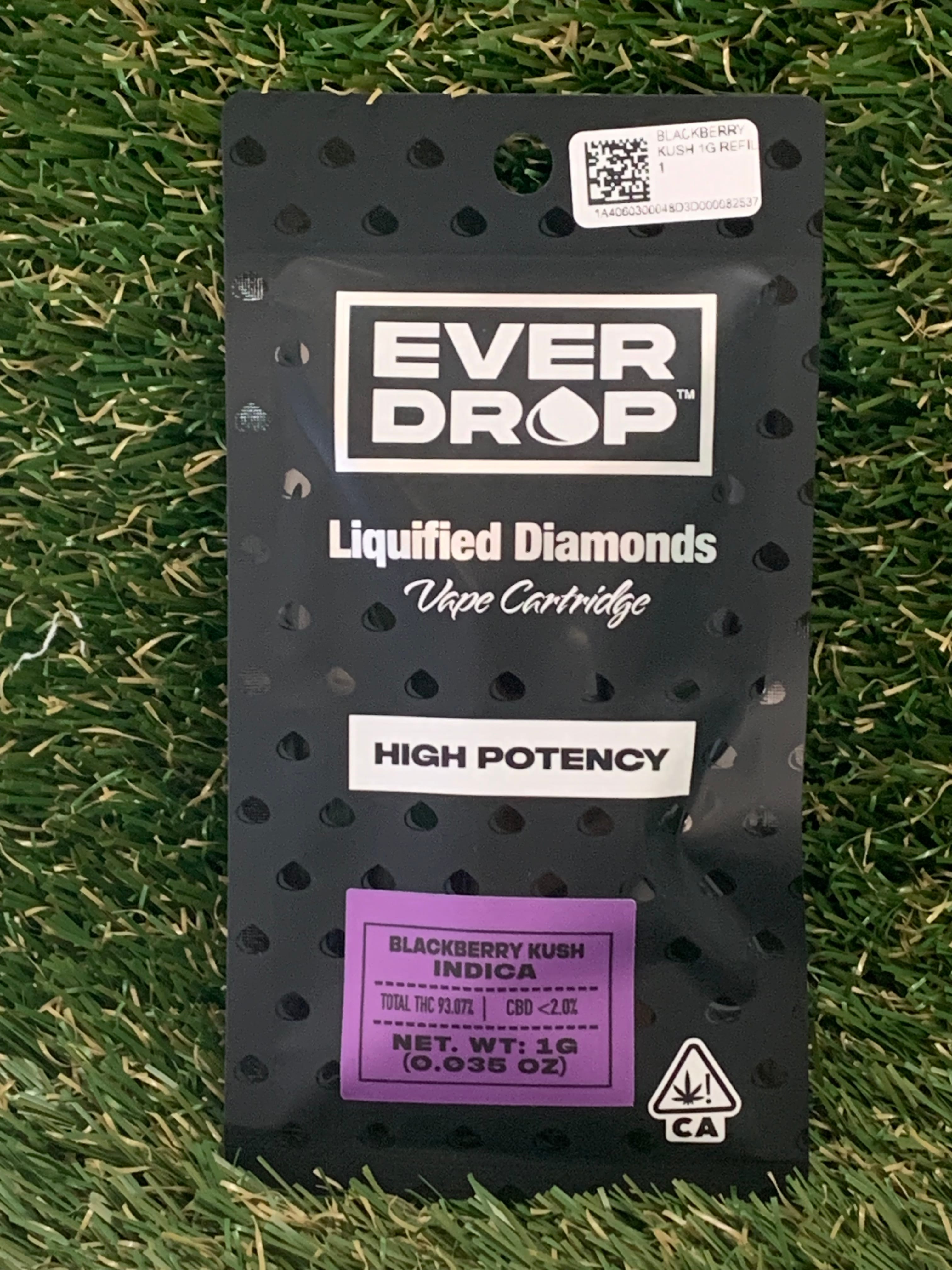 BLACKBERRY KUSH 1G REFILL - EVER DROP -  - $11.29 - Vape Cartridge