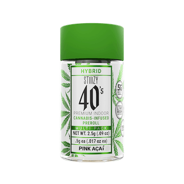 40's | Pink Acai | .5g x 5 Infused Pre-Roll