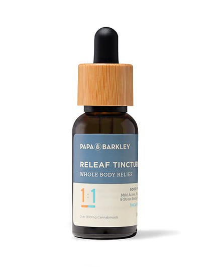 Releaf Tincture 1:1 - 15mL - Papa & Barkley - Releaf Tincture 1:1 - $50 - Tinctures
